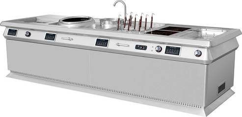 金佰特商用廚具明檔豪華多功能組合爐 引領廚房明檔新體驗